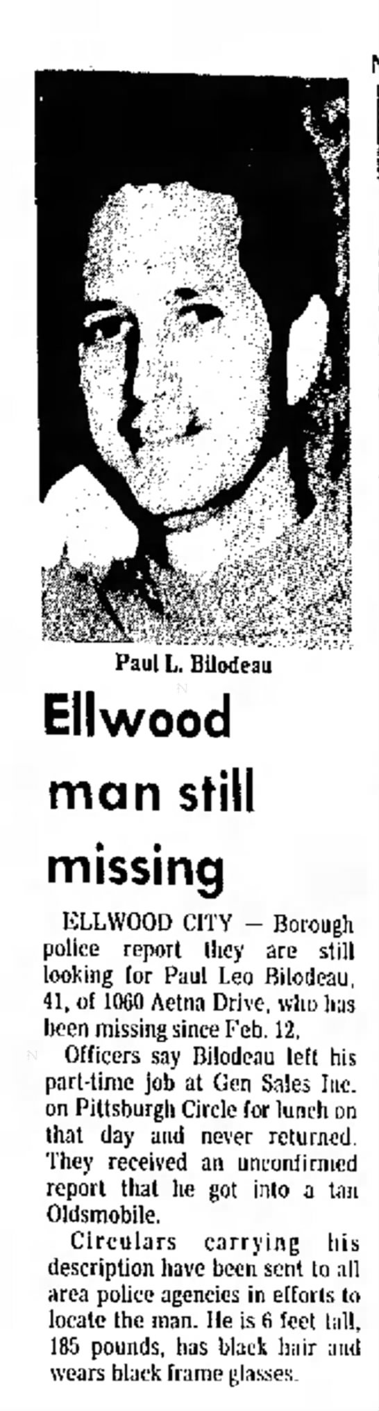 Paul Bilodeau